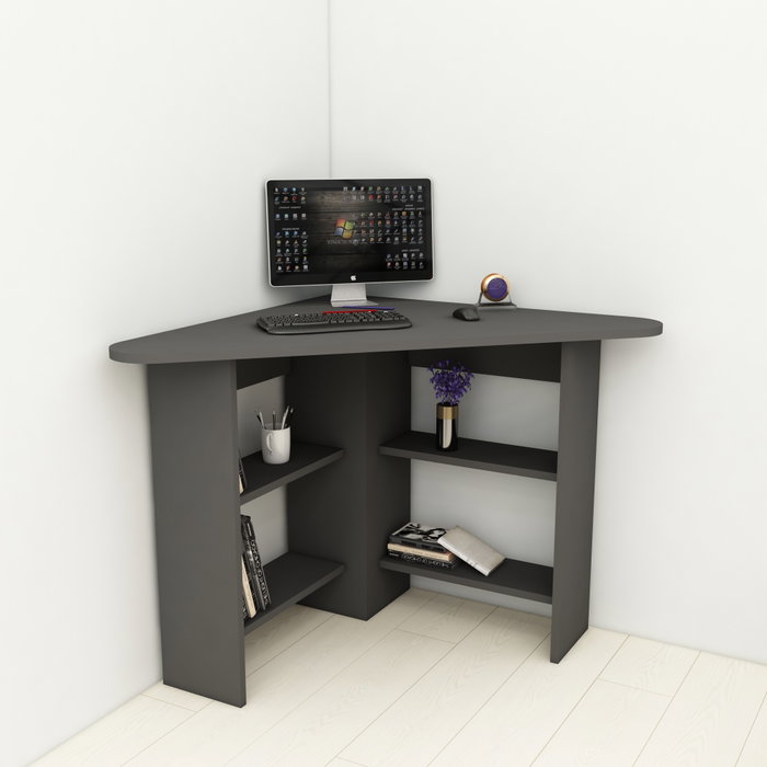 Hanah Home Mesa de Estudio Corner Antracita
